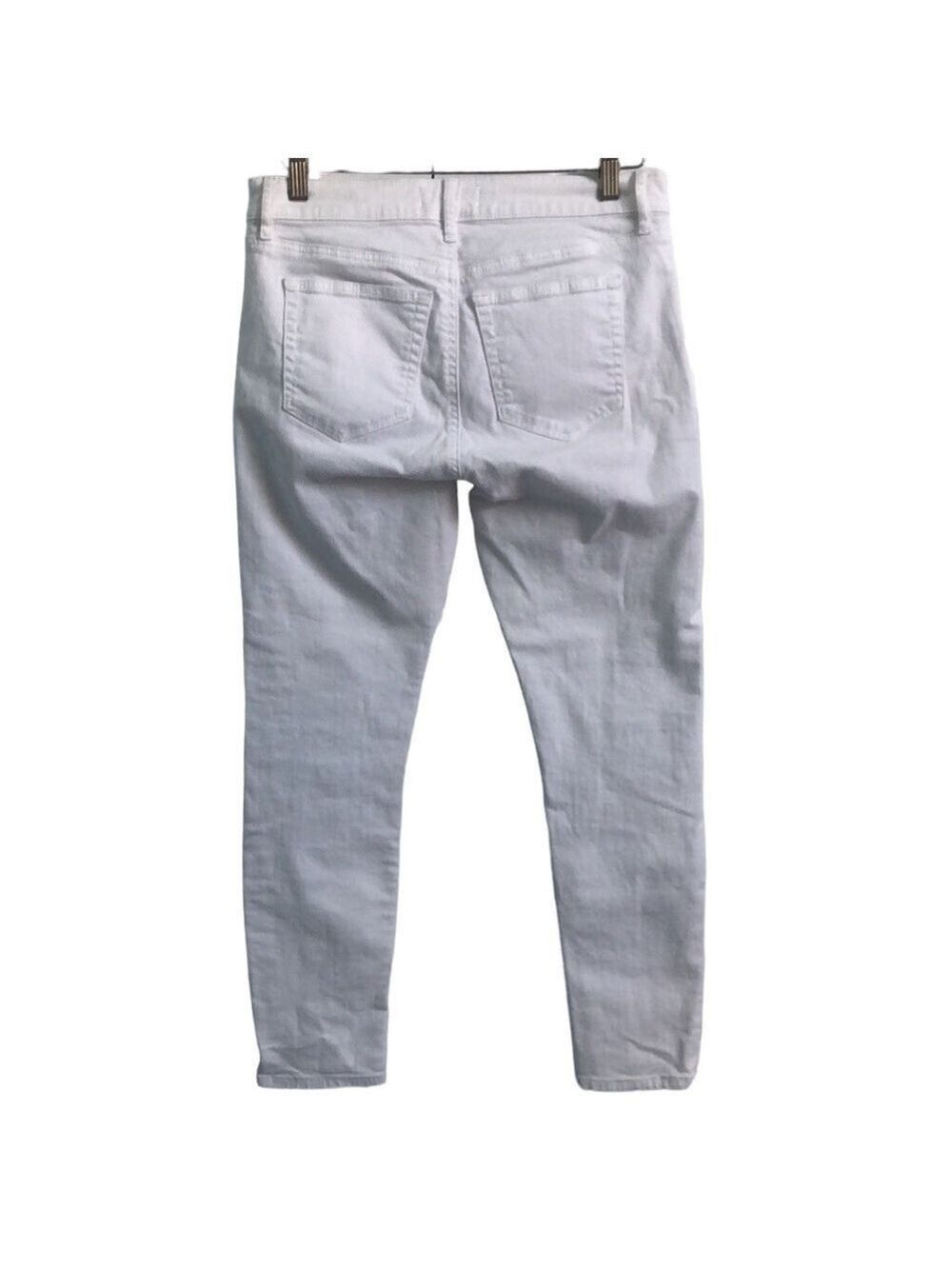 Loft Mid Rise Skinny Jeans in White Size 27 - Picture 2 of 10